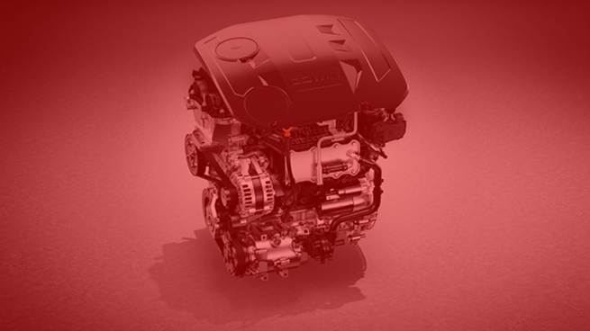 Бензиновый двигатель с турбонаддувом