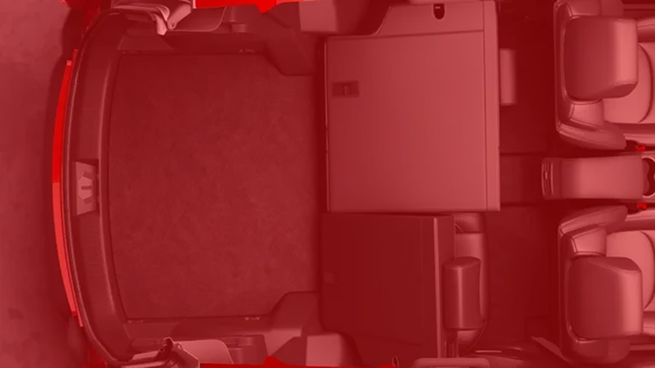 Второй ряд сидений, складываемый в пропорции 40/60