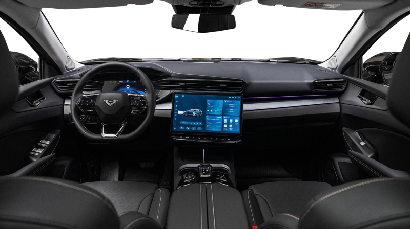 Цветная ритмично меняющаяся атмосферная подсветка